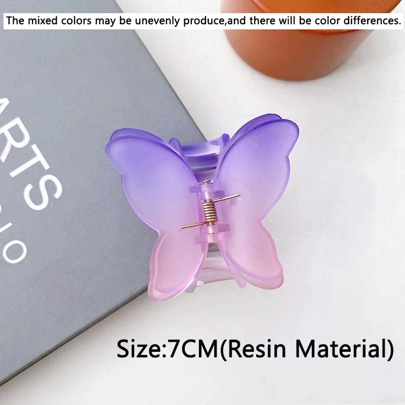 Speckled Butterfly Acrylic Hair Clips - Image 19