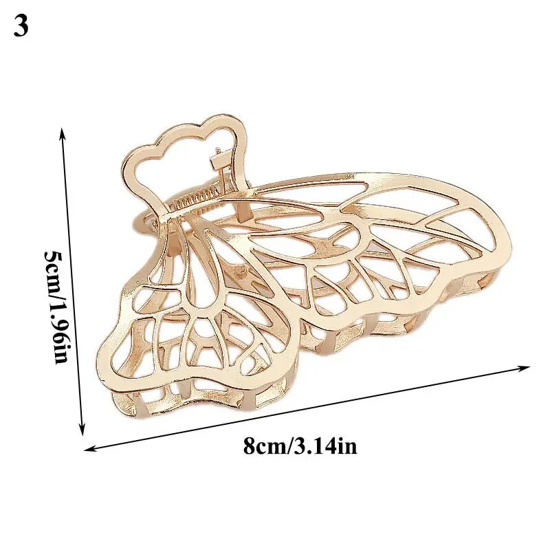 Speckled Butterfly Acrylic Hair Clips - Image 24