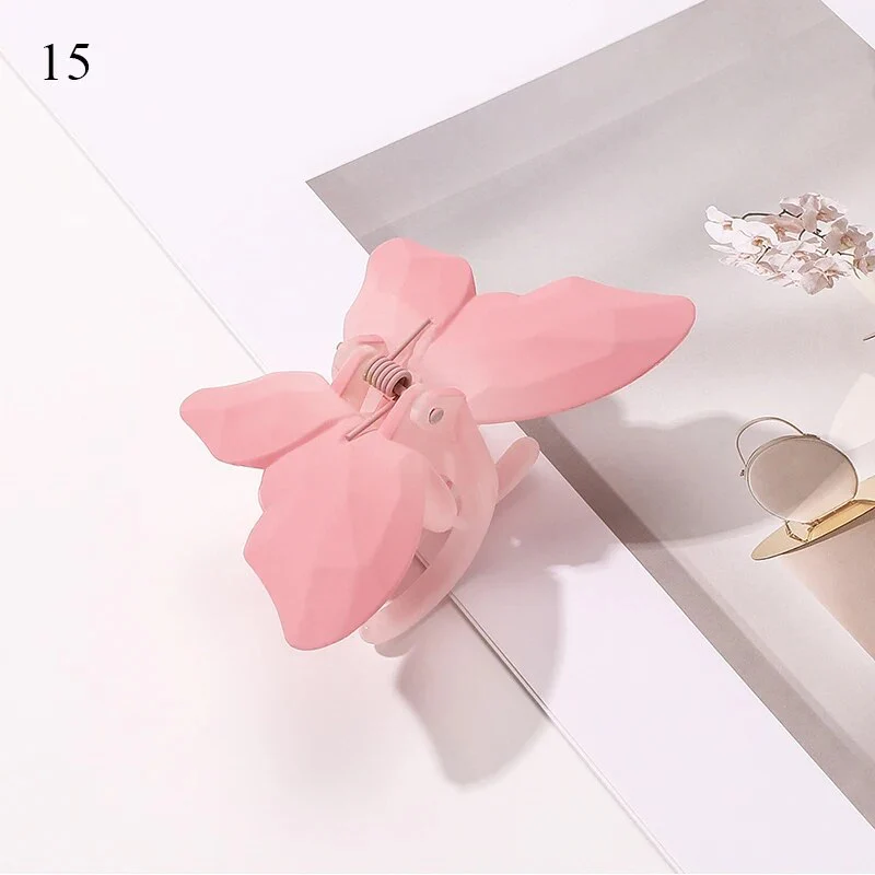 Speckled Butterfly Acrylic Hair Clips - Image 26
