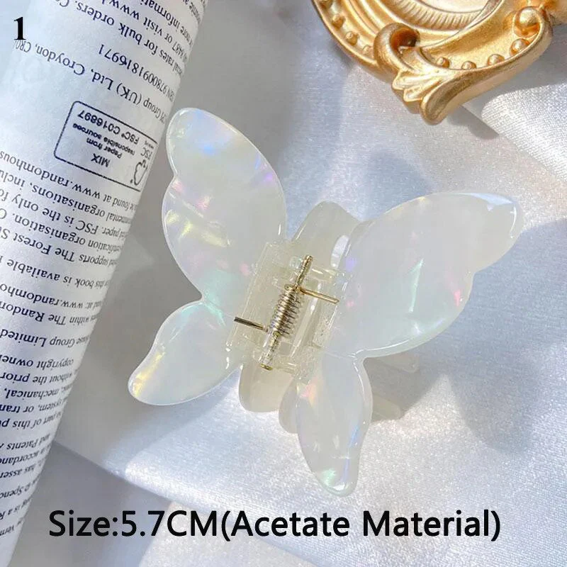 Speckled Butterfly Acrylic Hair Clips - Image 35