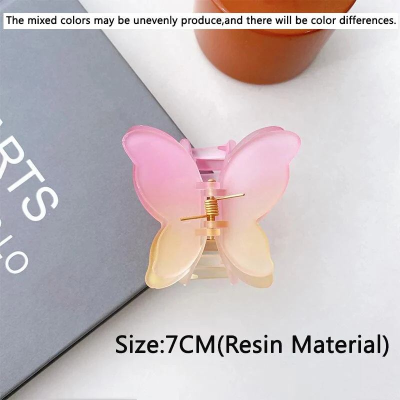 Speckled Butterfly Acrylic Hair Clips - Image 39