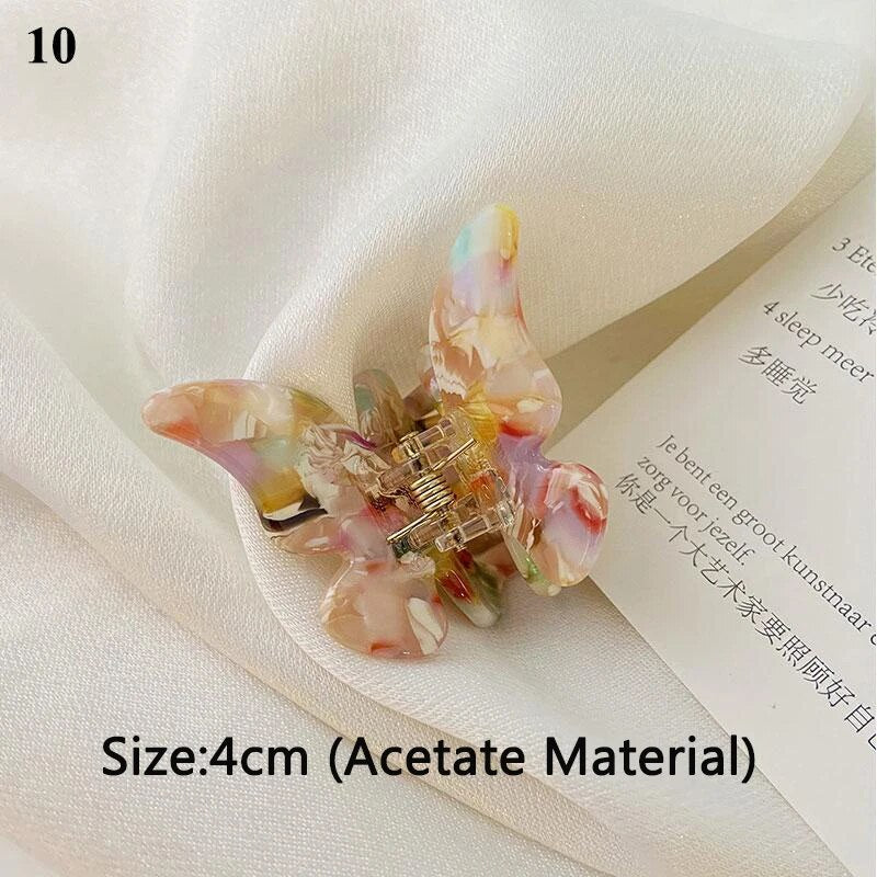Speckled Butterfly Acrylic Hair Clips - Image 43