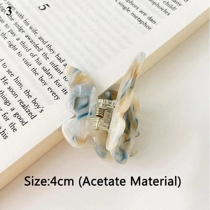 Speckled Butterfly Acrylic Hair Clips - Image 49