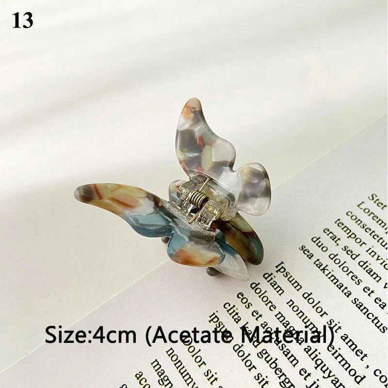 Speckled Butterfly Acrylic Hair Clips - Image 50