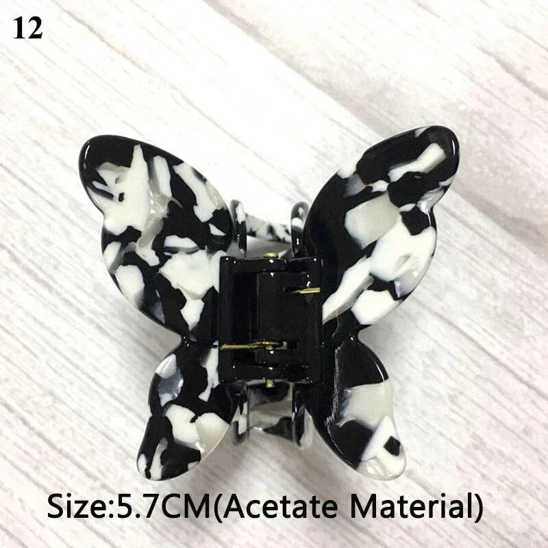 Speckled Butterfly Acrylic Hair Clips - Image 57
