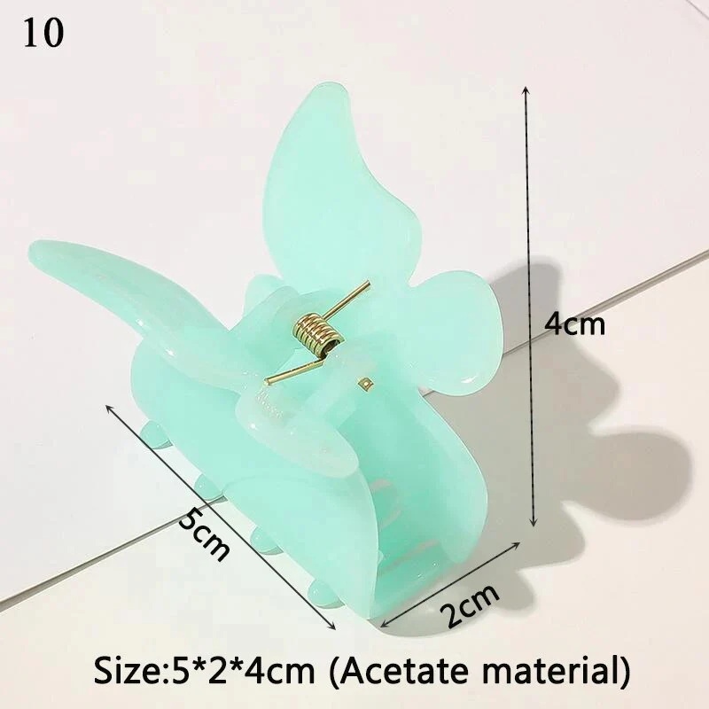 Speckled Butterfly Acrylic Hair Clips - Image 58