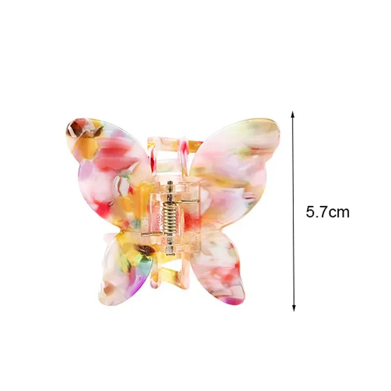 Speckled Butterfly Acrylic Hair Clips - Image 59