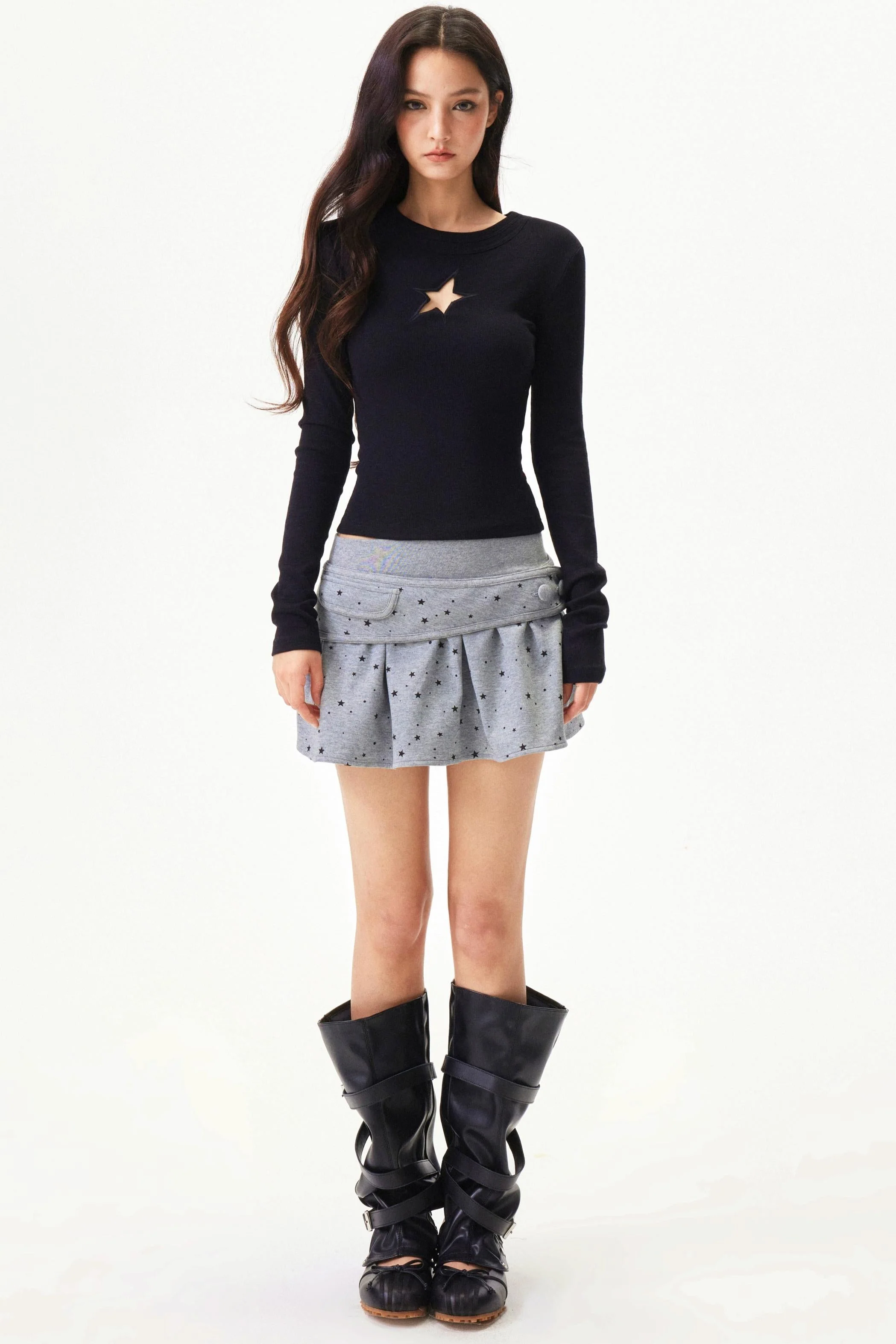 Spicy girl ribbed knit top - Image 3