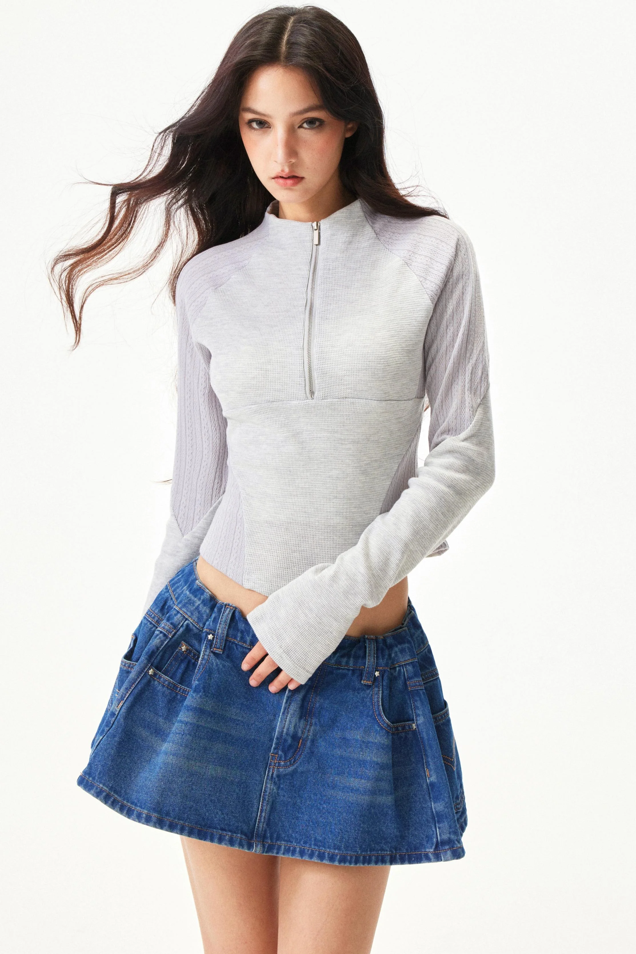 Spicy Waffle Patchwork Top - Image 11