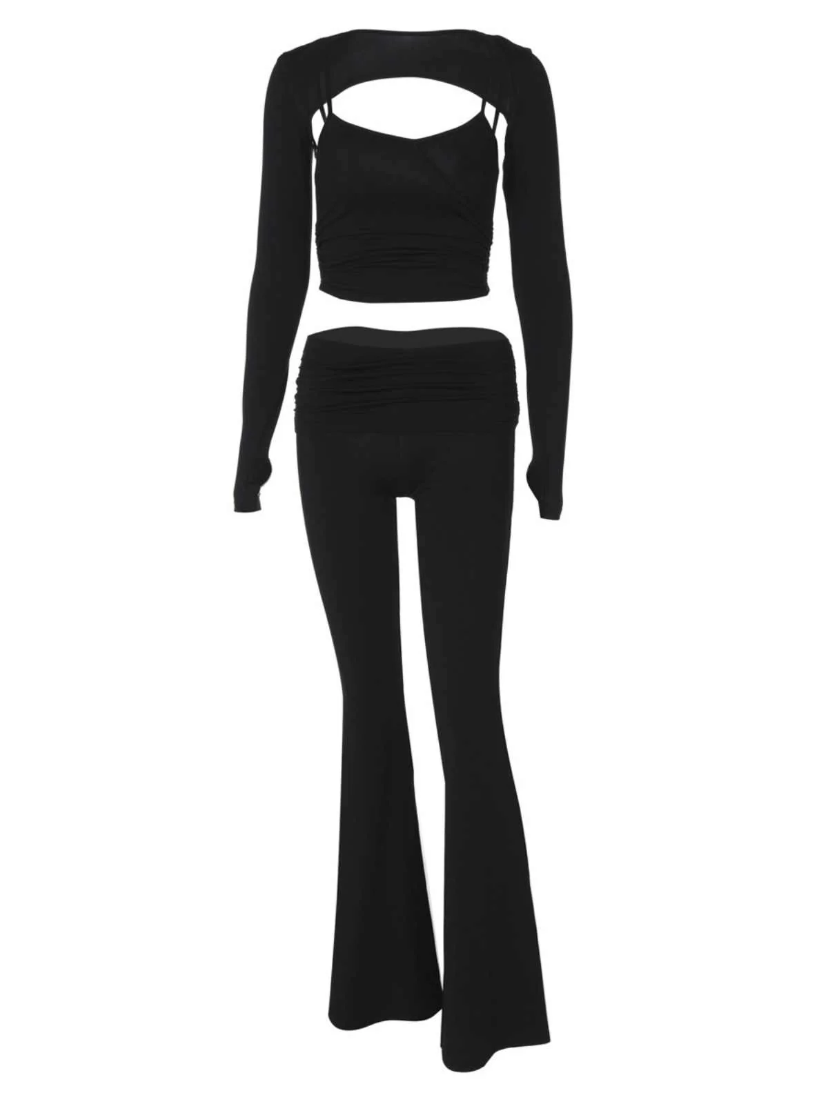 Sporty Leggings Pants Suit - Image 11