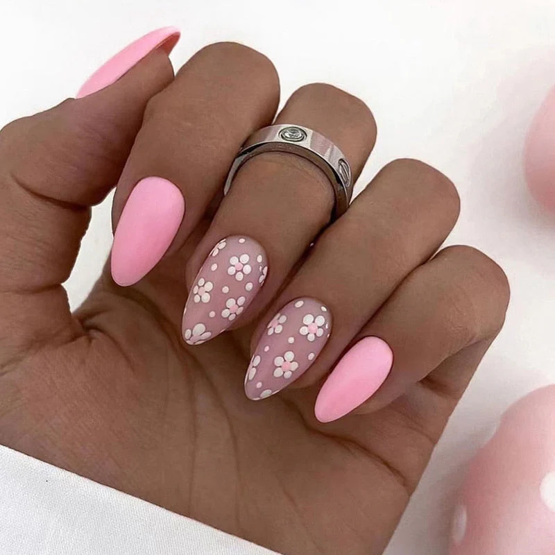 Spring Floral Press On Nails - Image 13