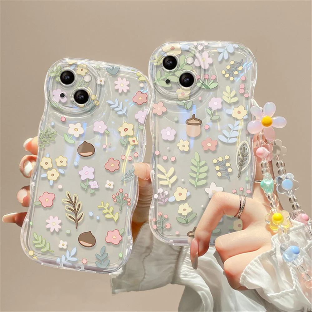 Spring Flower iPhone Case With Chain - Image 4
