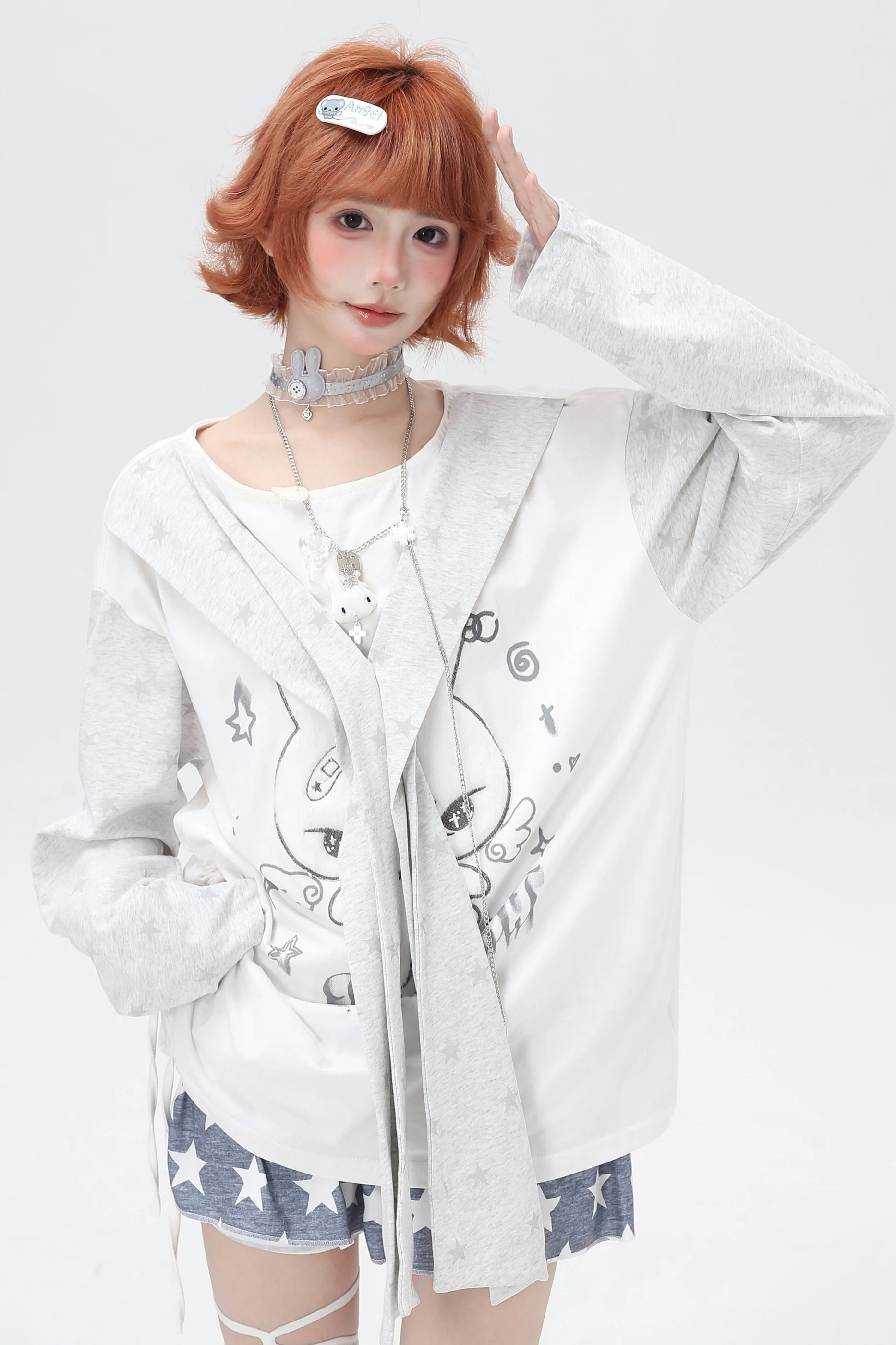 Star Rabbit Shawl Top