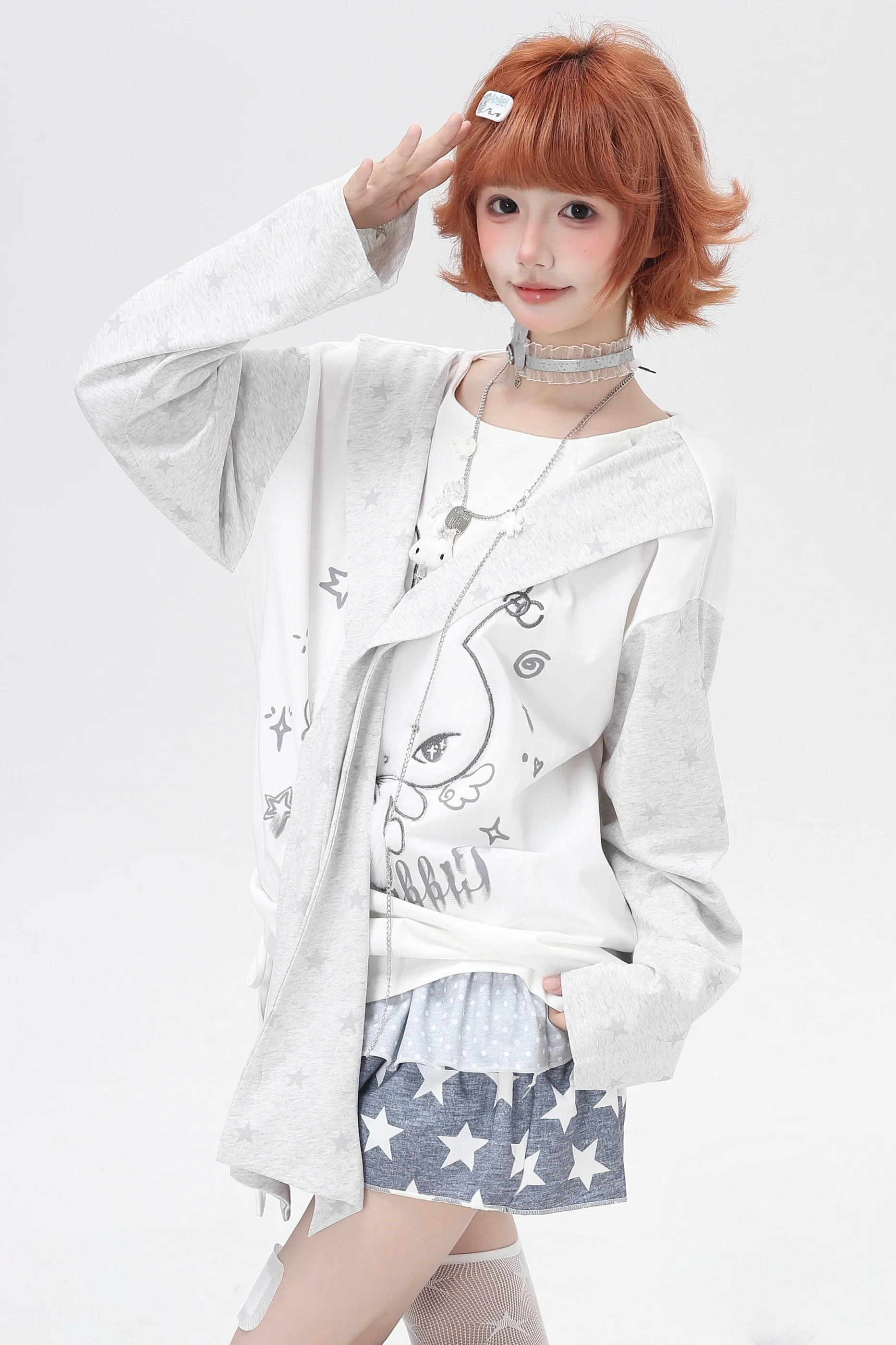Star Rabbit Shawl Top - Image 3