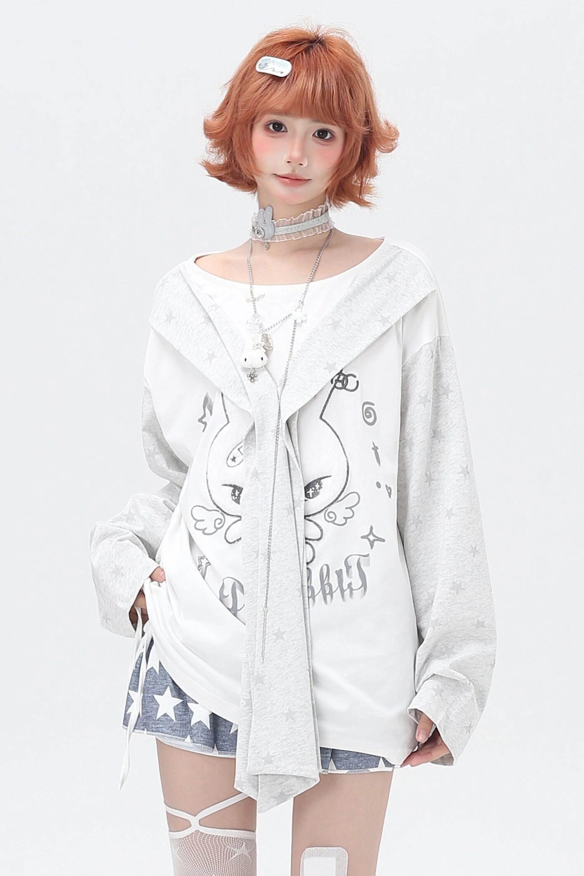 Star Rabbit Shawl Top - Image 6
