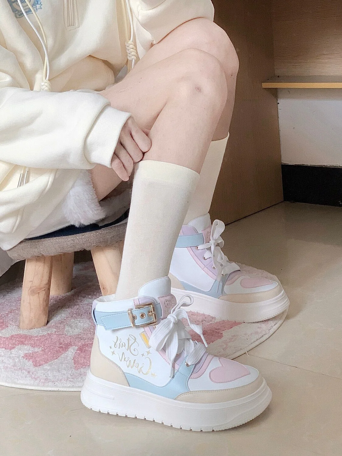 Star Crown Pastel Hi-Tops - Image 12