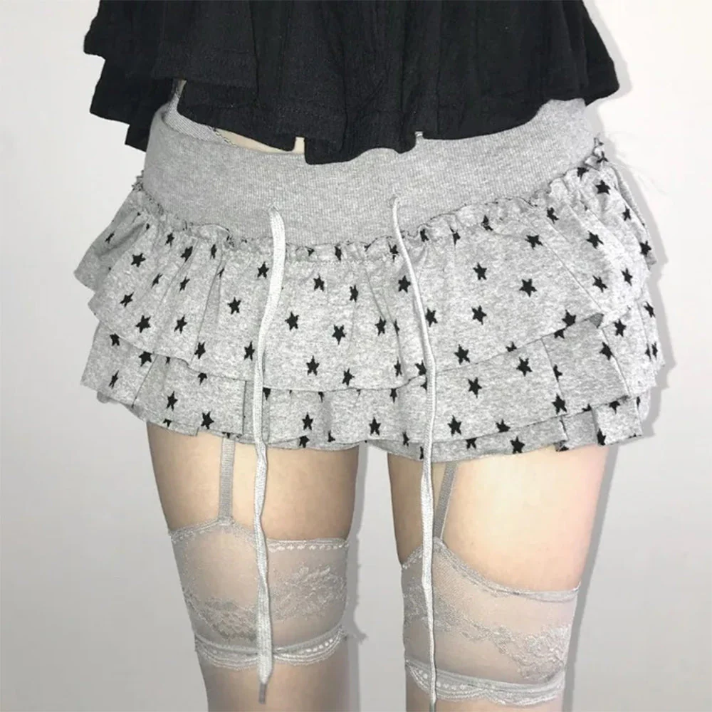 Star Girl Ruffled Mini Skirt - Image 12