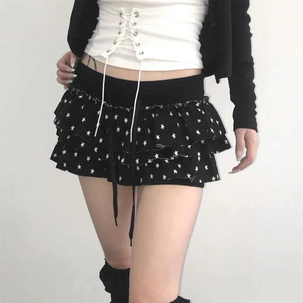 Star Girl Ruffled Mini Skirt - Image 8