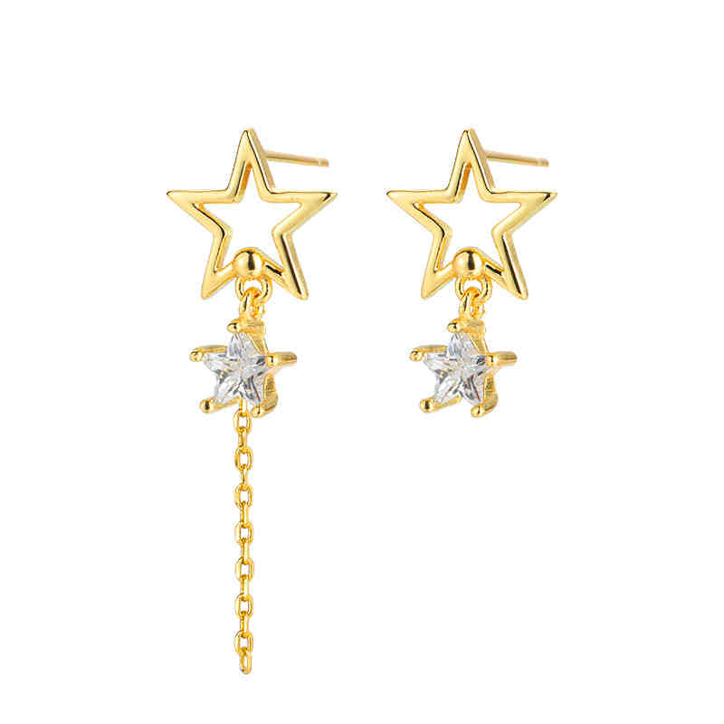 Star Girl Tassel Earrings - Image 2