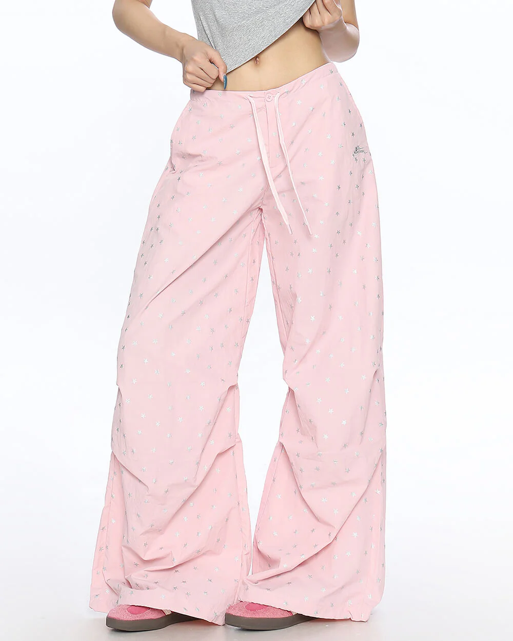 Star Print Baggy Pants - Image 2