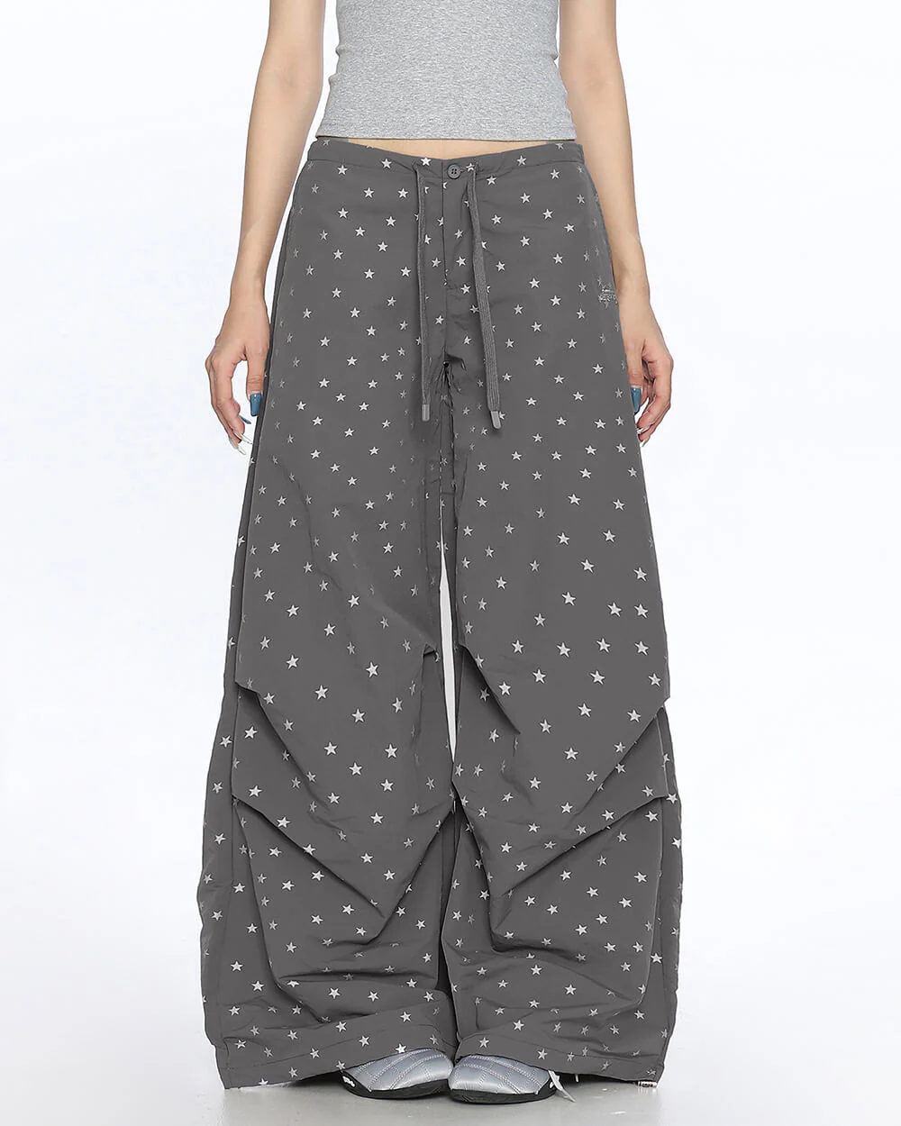 Star Print Baggy Pants - Image 3