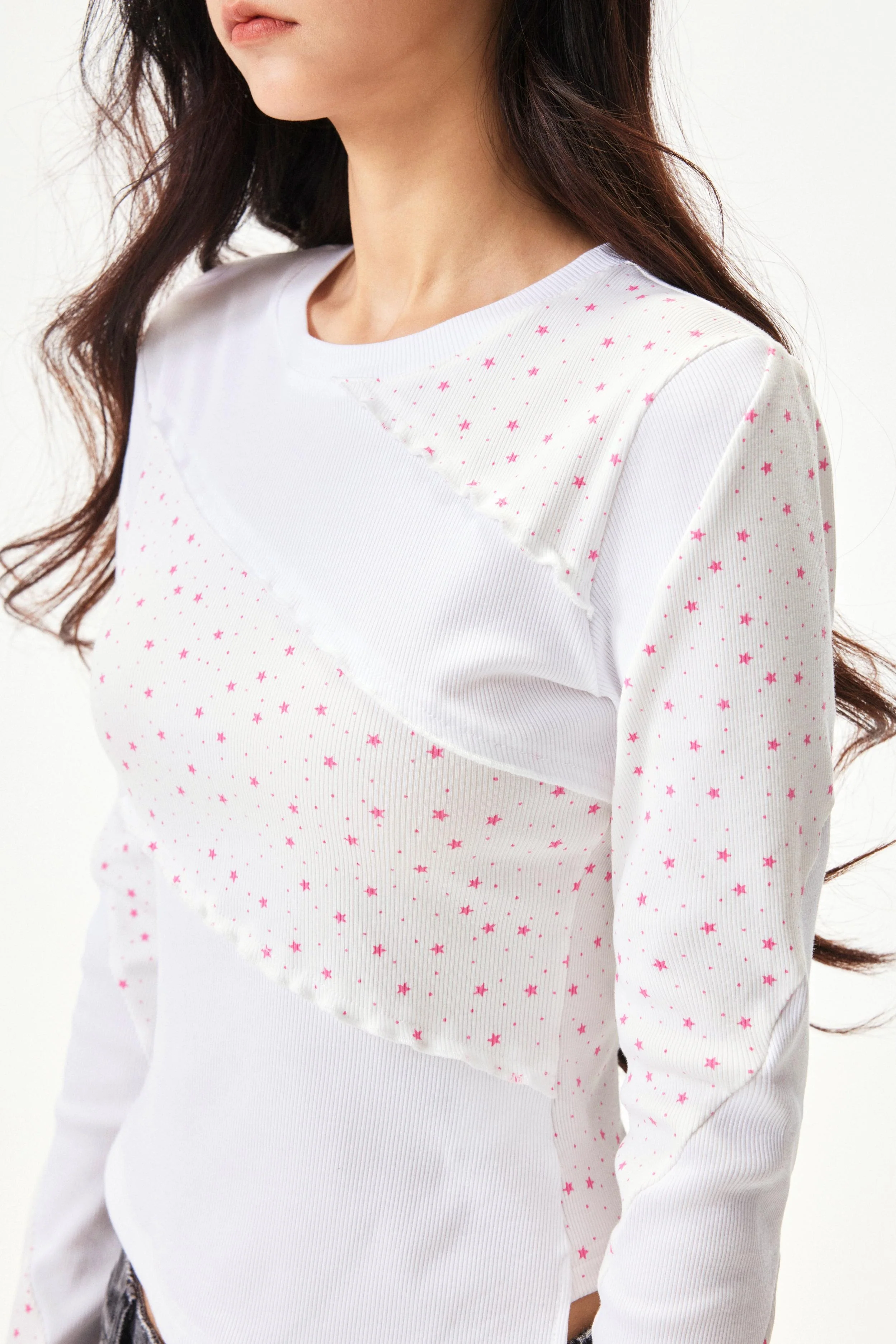 Star Print Knit Top - Image 11