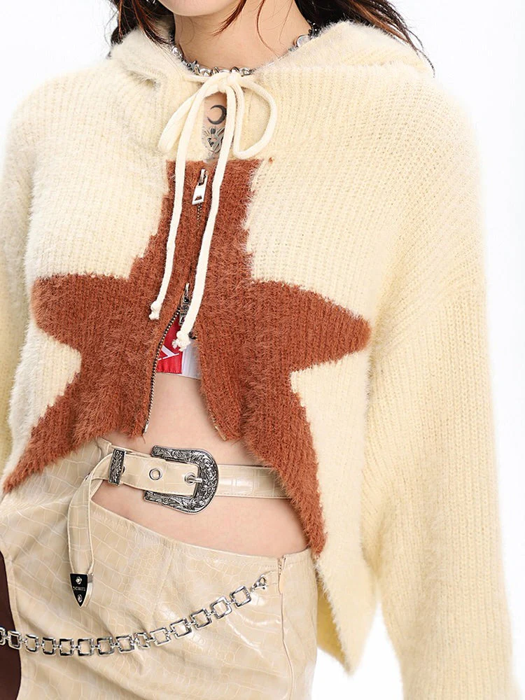 Star Zip Up Hoodie - Image 4