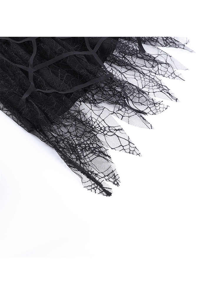 Steampunk Mesh Tassel Mini Skirt - Image 5