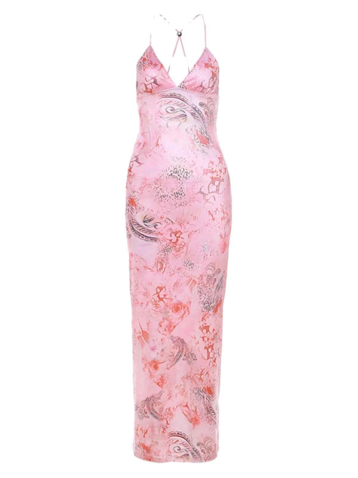 Straps Butterfly Backless Dress - Image 6