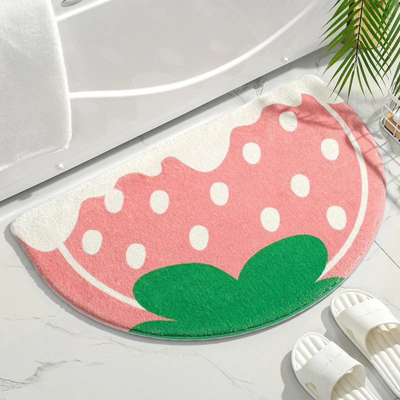 Strawberry Bathroom Mat - Image 2