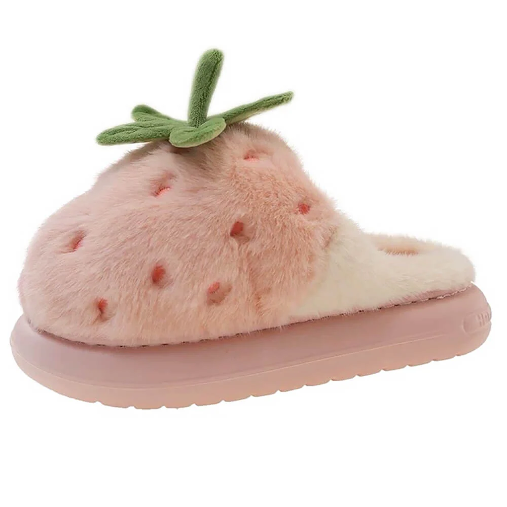 Strawberry Fluffy Slippers - Image 9