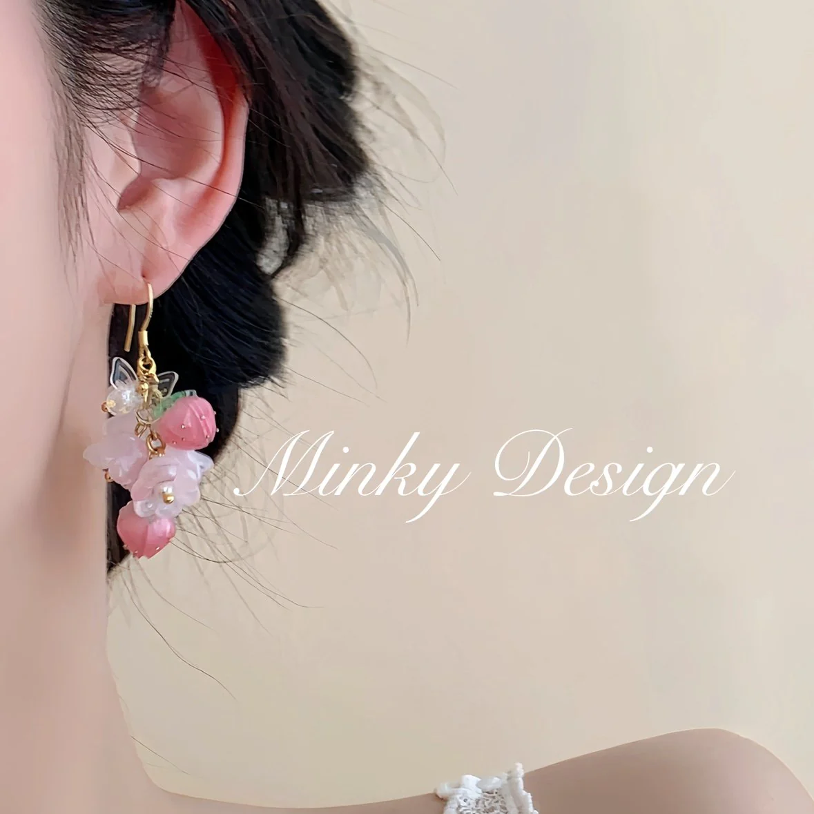 strawberry kawaii earrings - Image 2