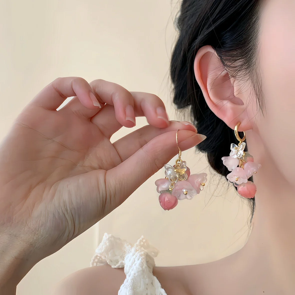 strawberry kawaii earrings - Image 4