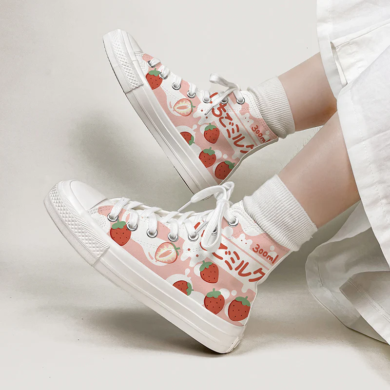 strawberry kawaii shoes - Image 2