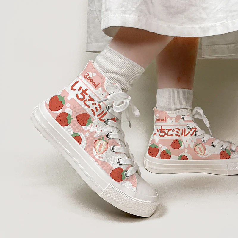 strawberry kawaii shoes - Image 3