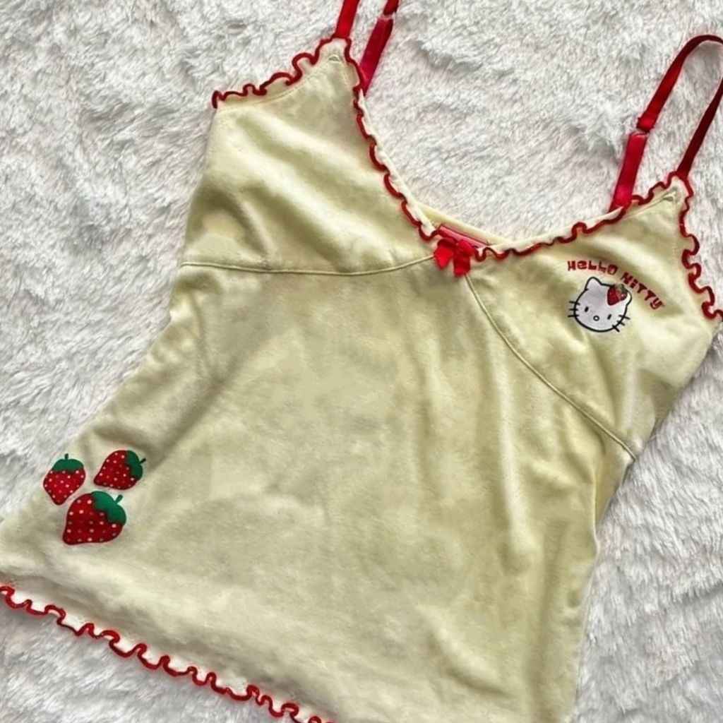 Strawberry Kitty Top - Image 3