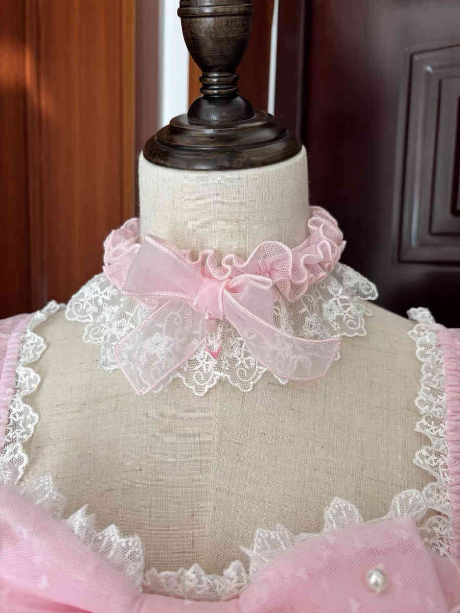 Strawberry Lace Bows Lolita Dress - Image 4