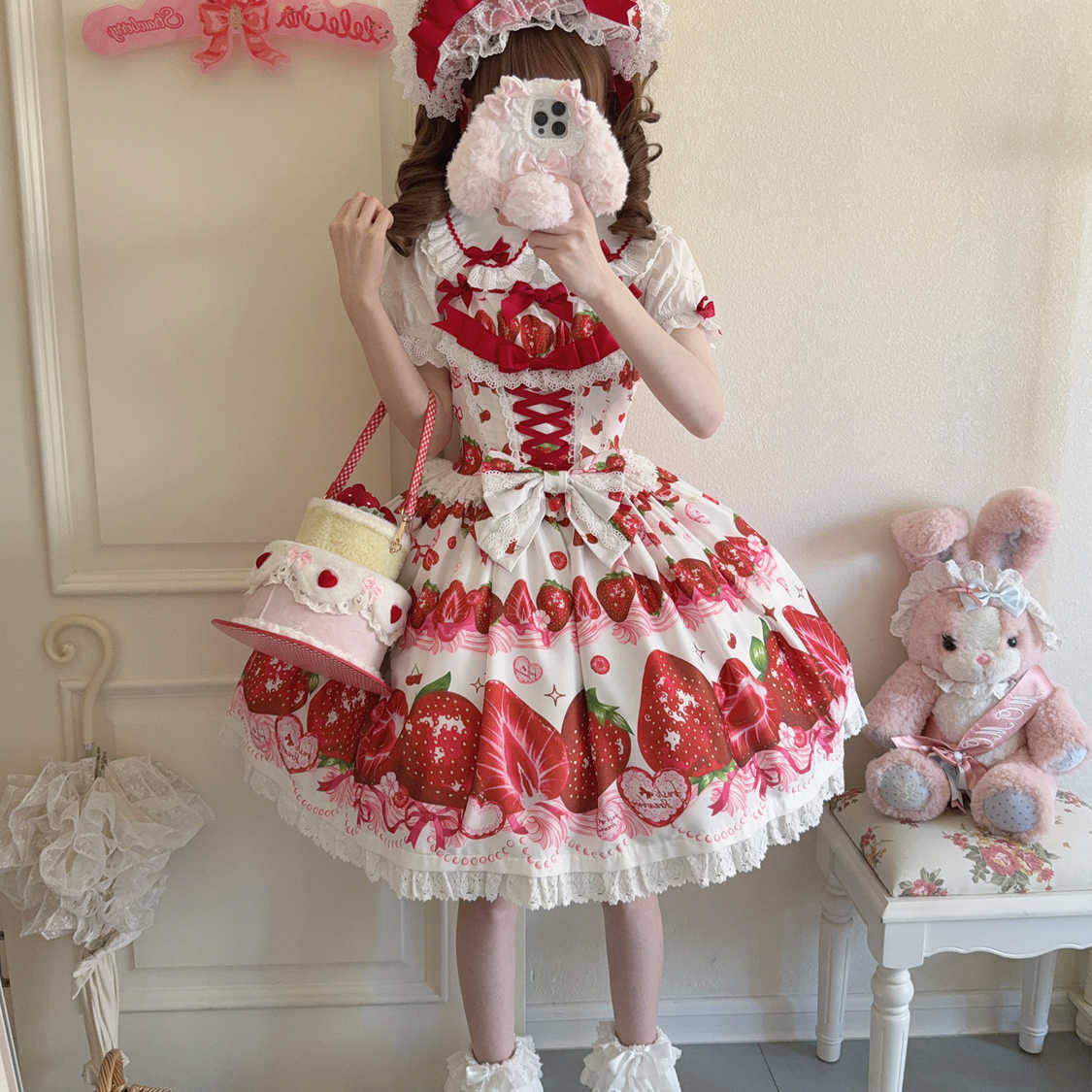 Strawberry Lolita Shirt - Image 3