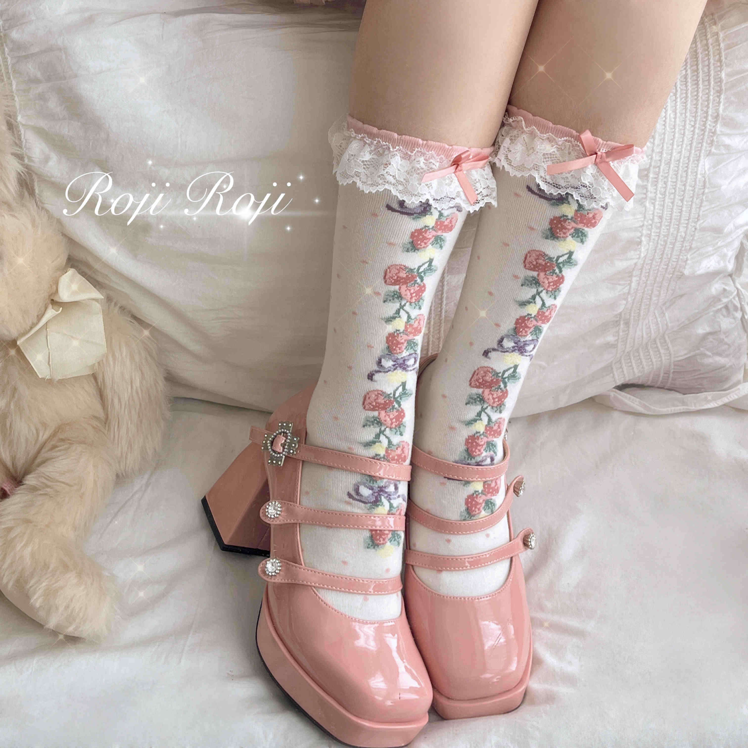 Strawberry Lolita Socks - Image 5