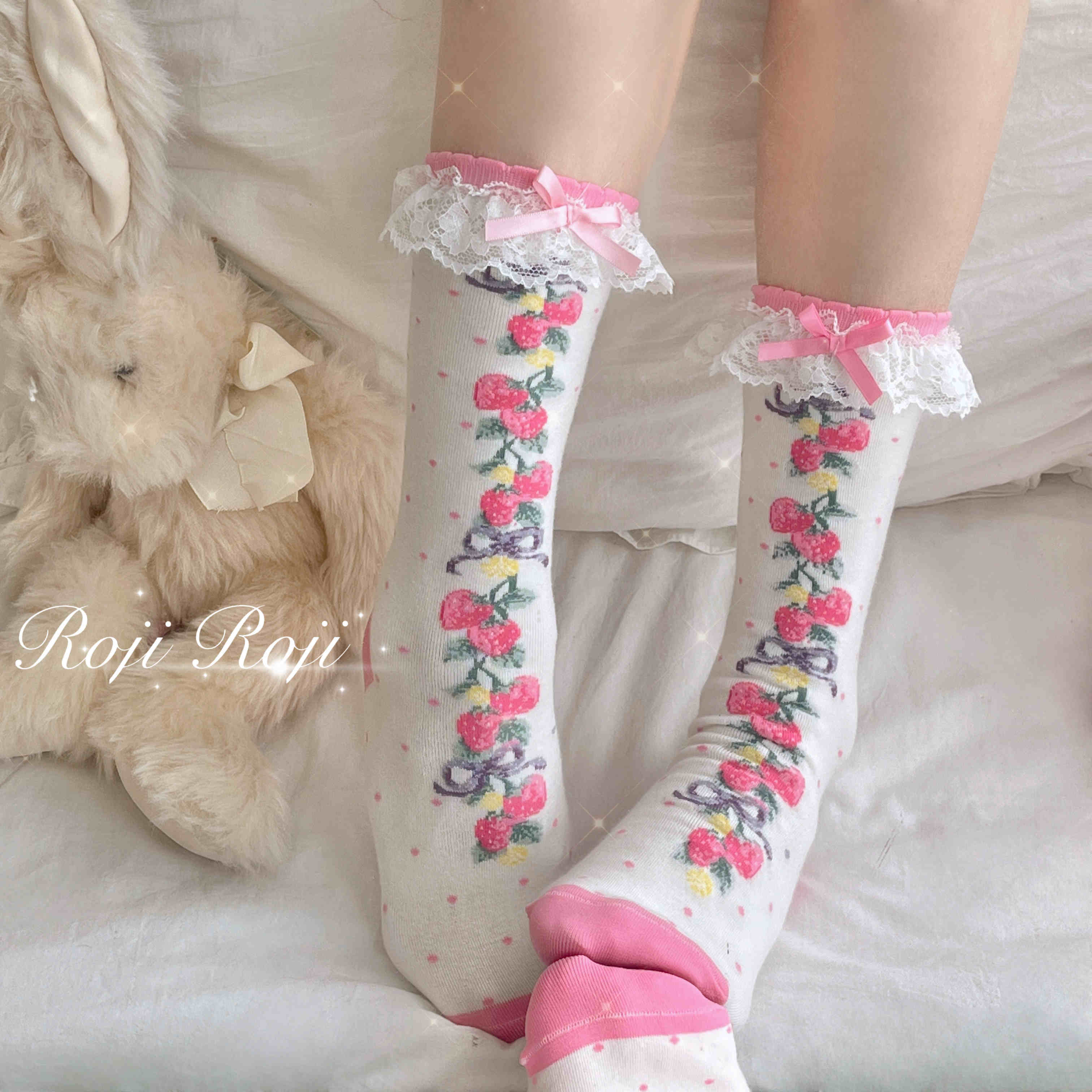 Strawberry Lolita Socks - Image 6