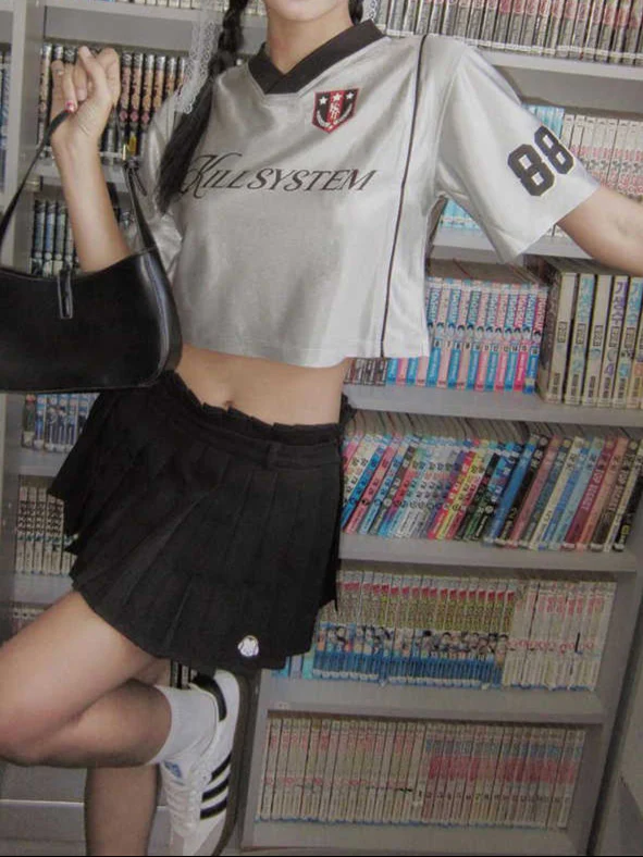 Street Acubi Sporty Casual Tee - Image 2