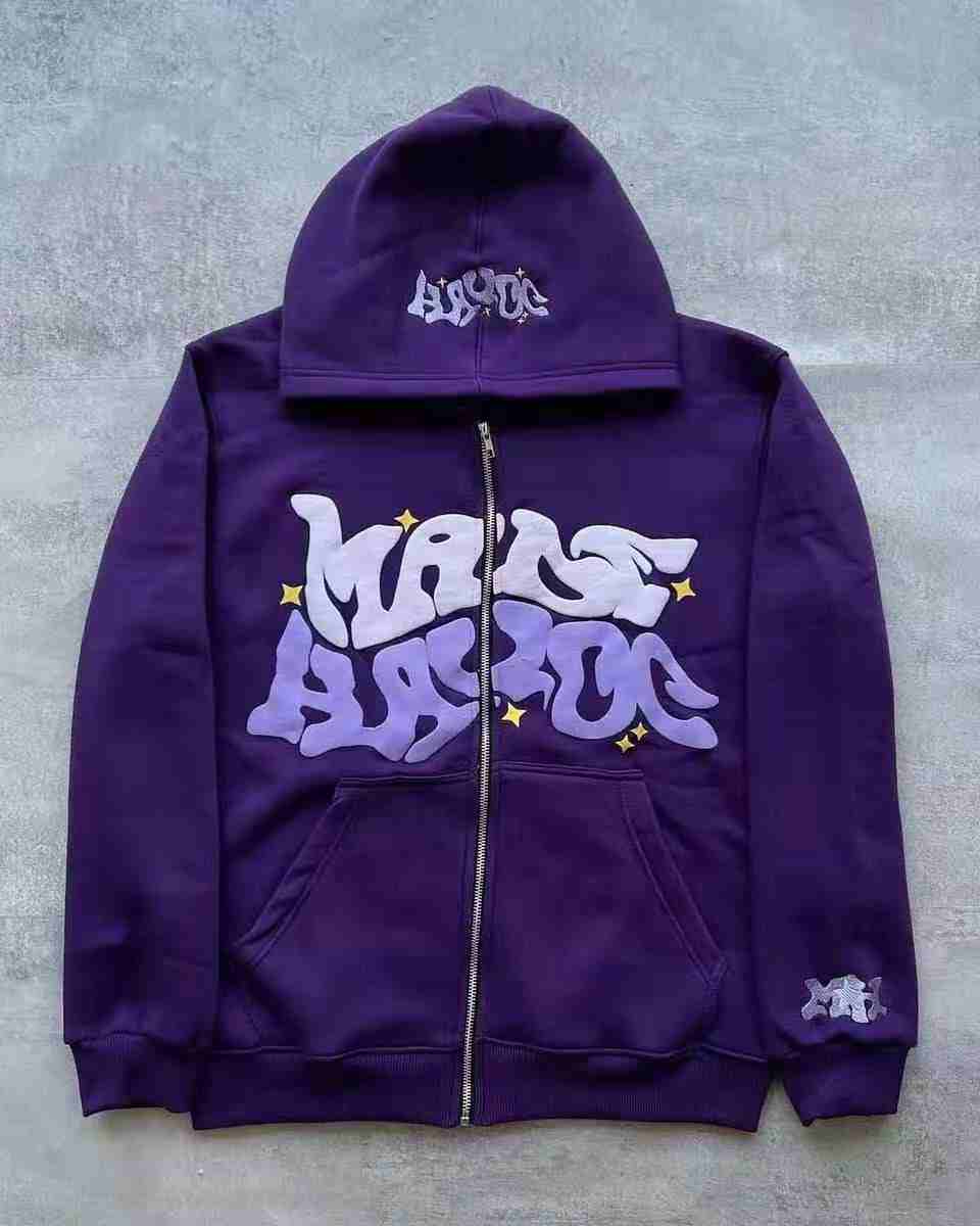 Street Hip-hop Zip-up Y2K Hoodie - Image 5