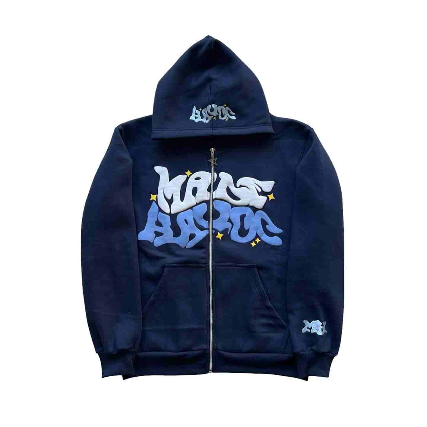 Street Hip-hop Zip-up Y2K Hoodie - Image 7
