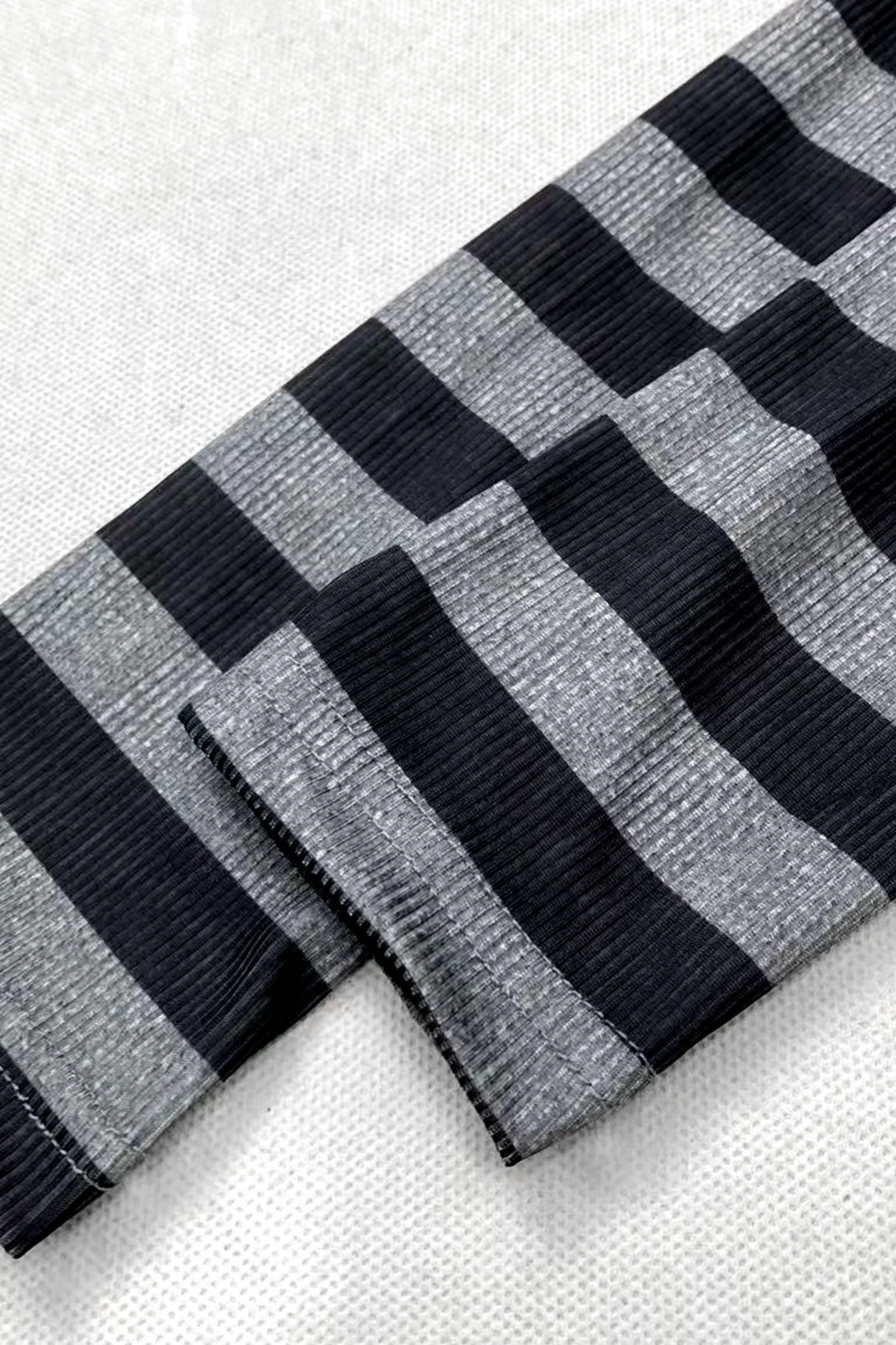 Striped Cat Patchwork Hooded Top - Image 6