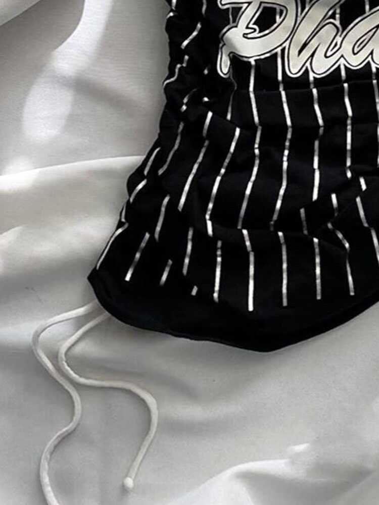 Striped Tube Top Top - Image 4
