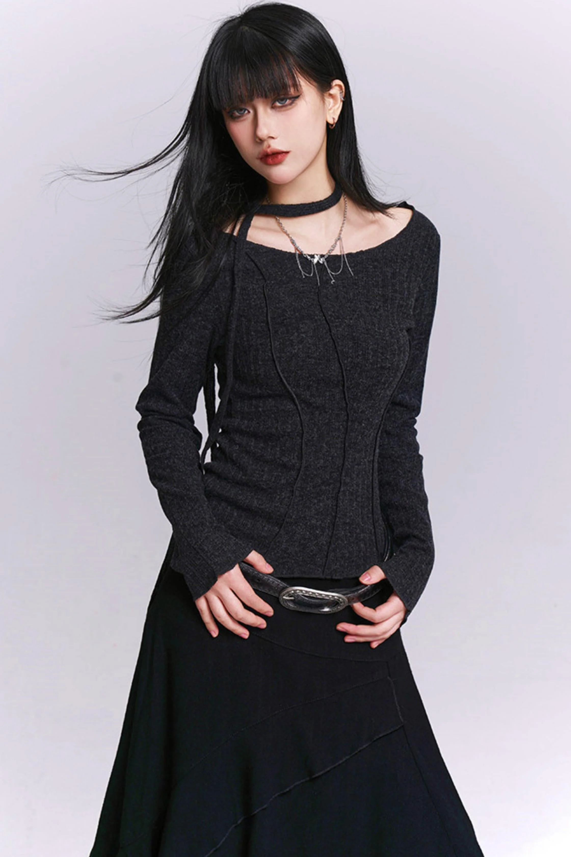 Edgy Slim Fit Top - Image 15