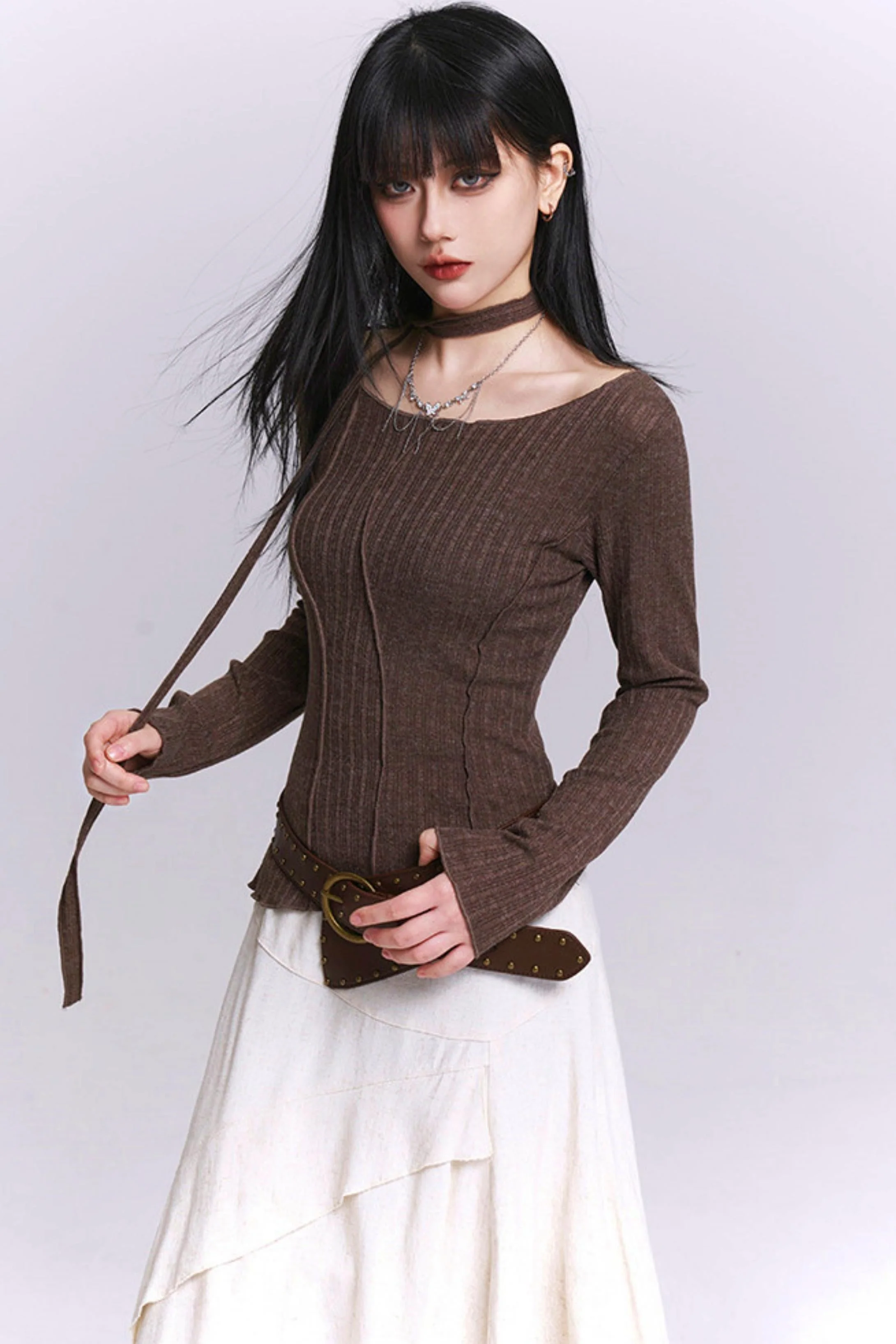 Edgy Slim Fit Top - Image 2