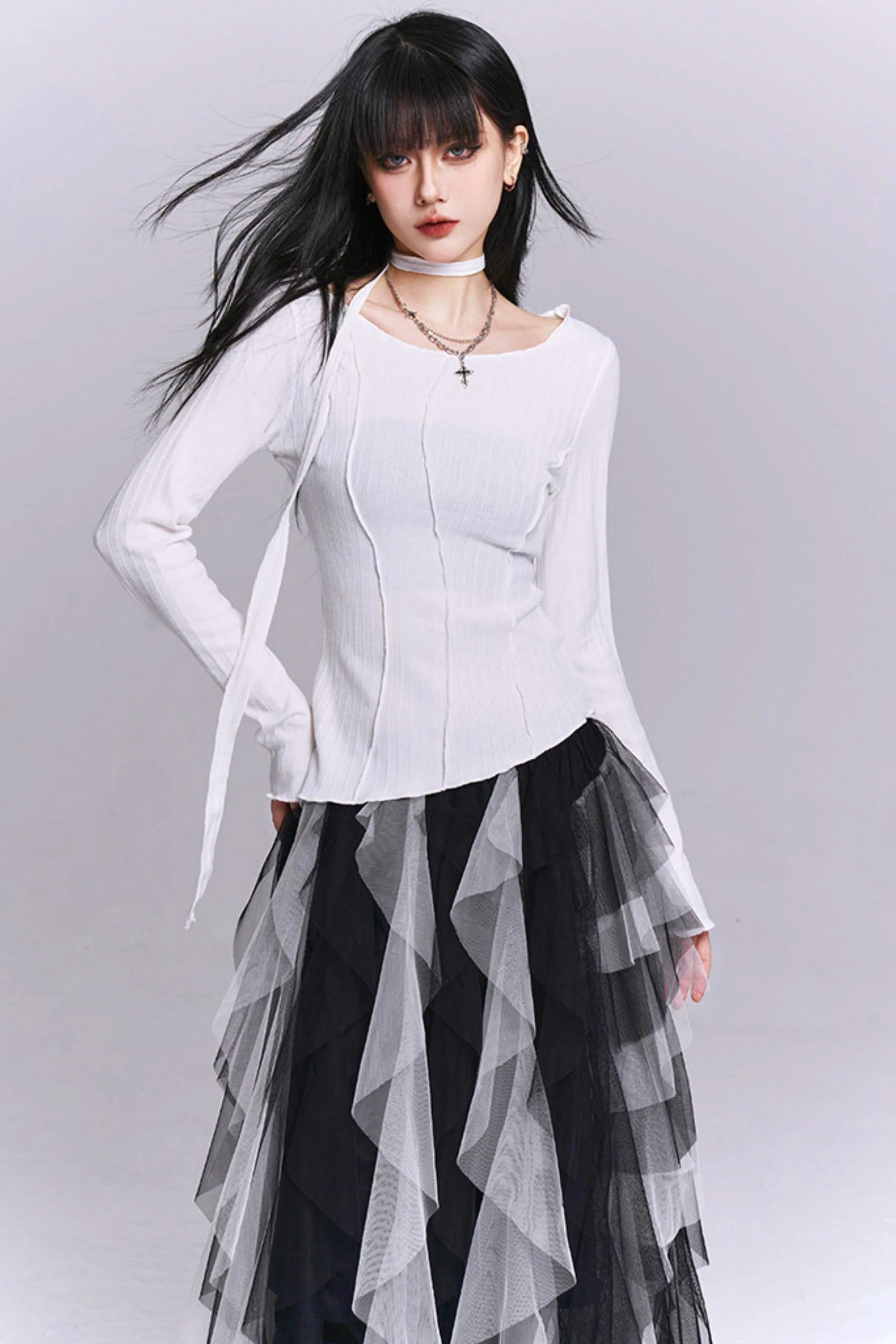 Edgy Slim Fit Top - Image 6