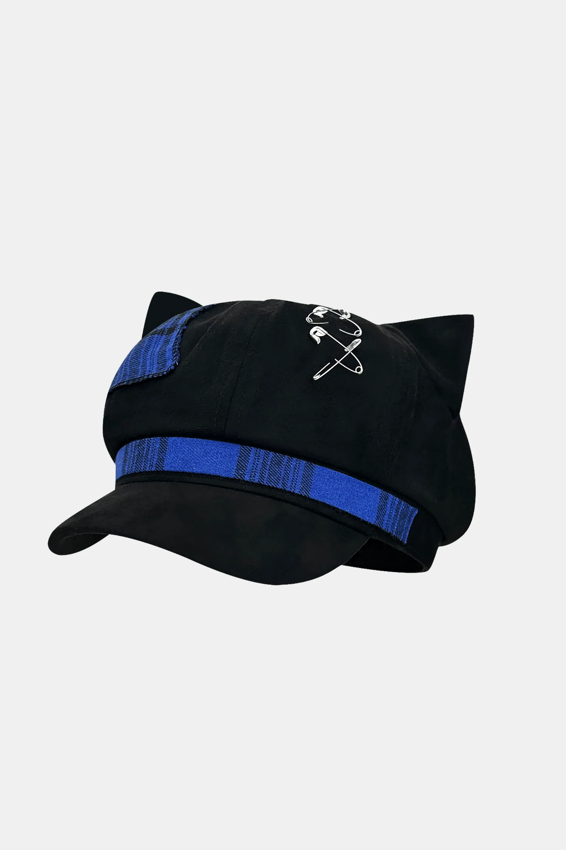 Cat Ear Subculture Check Hat - Image 19