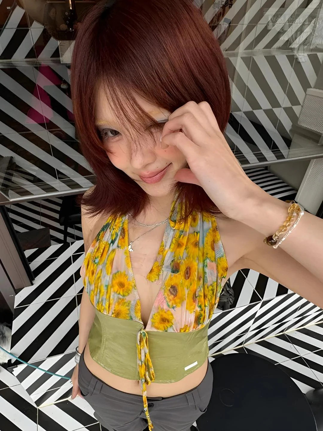 Sunflower Halter Top - Image 2